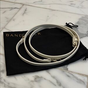 Bandolier Off-White Leather Strap